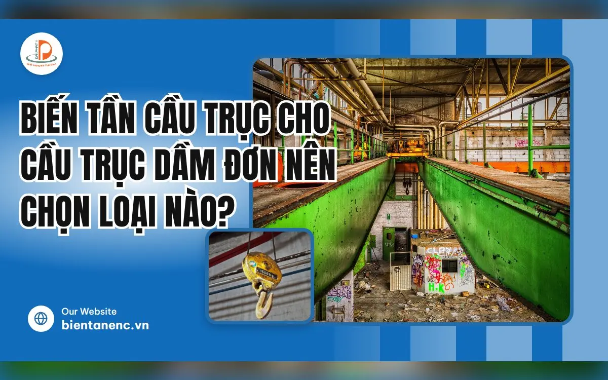 Biến Tần Cầu Trục Cho Cầu Trục Dầm Đơn Nên Chọn Loại Nào?