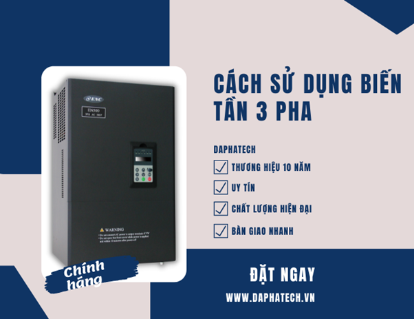 cách sử dụng biến tần 3 pha