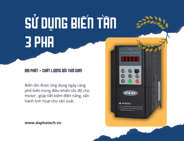 cách sử dụng biến tần 3 pha