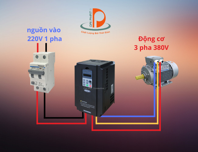 máy biến tần 1 pha